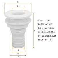 Conector De Tubo Recto ABS Para Barco 1-1/2in Accesorio Marítimo Para Conexión De Tubos Por Anclaje EBTOOLS Hardware De Marinas - details 5