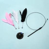 Juguetes Para Gatos Telescopio De Pluma Con Ventosa Super Removible 3PCS Reemplazo De Pluma Herramienta Interactiva Para Gatos - details 10