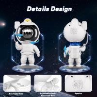 Proyector De Astronauta Bluetooth Y Luz Nocturna LED Para Ambiente De Dormitorio Figura De Aurora Y Luna Accesorios Para Altavoz Bluetooth - details 2