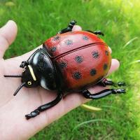 Juguete De Simulación De Pequeño Animal Insecto Antílope Grillos Araña Mariposa Modelo Estatua Para Jardín Y Hogar - details 1