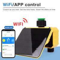 Temporizador De Riego Inteligente Solar WIFI Para Jardín Controlador De Válvula De Agua Digital LCD Sistema De Irrigación Automática 1/2 Camino - details 2