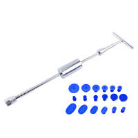 Herramienta De Reparación De Aros De Coche EAFC Kit De Metal De Automóvil Con Martillo De Deslizamiento Y 18 Piezas De Adhesivo + Pulidor De Aros - details 0