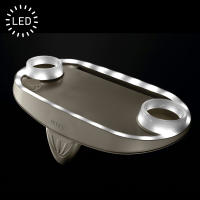 INTEX - Bandeja con soporte para 2 bebidas con luz LED para PureSpa, 45x26x16 cm, funciona con 2 pilas de litio CR2032 incluidas - details 2