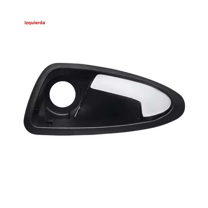 Manija De Puerta Interior Delantera Izquierda Y Derecha Para Coche Auto Compatible Con Seat Ibiza 6J 2010-2022 ABS Negra Accesorios De Coche - 1