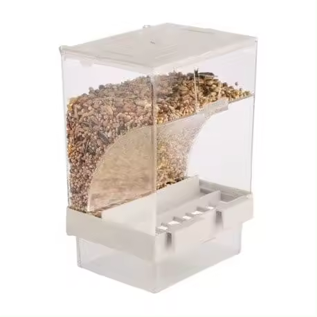 Tolva Comedero Canarios 6.5x12.5x20cm - 1