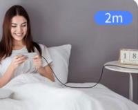 Apokin Cable De Carga Y Datos  Tipo C USB-A  a USB-C Cable Largo 2M, Cable Cargador Tipo C de Carga Rápida, Compatible con todoslos dispositivos con conector Tipo C, Compatible Usb 2.0  para,Samsung, Huawei, Oppo, Realme, Xiaomi, VIVO, y cualquier - details 4