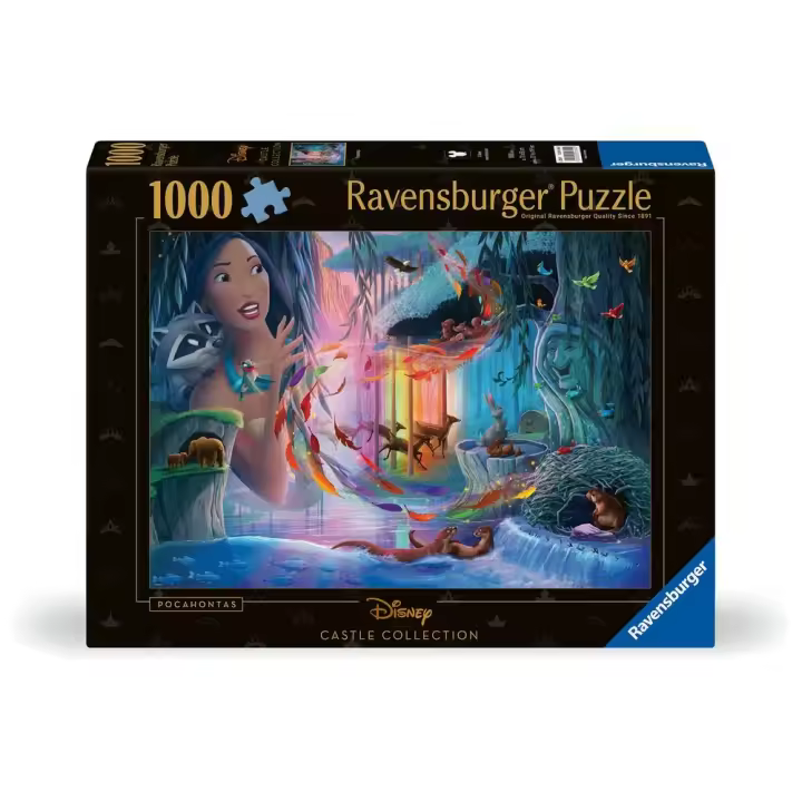 RAVENSBURGER PUZZLE 1000 PIEZAS DISNEY CASTLES POCAHONTAS 1000 PIEZAS 5x33x25 Cms. - 1