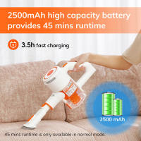 Escoba Aspiradora Sin Cable Mascotas Sofa ILIFE G80, Aspiradora de Agua para Tapicerias 22KPA 45 Min, Aspiradora de mano Inalambrica coche Antienredo para Suelo/Alfombra/Pelos Mejor precio limpieza hogar Pequeños electrodomésticos para hogar - details 0