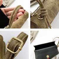 Bolso Pequeño Cuadrado Para Mujer Estilo Retro Versátil Gran Capacidad Casual Moda Minimalista Bolso De Mano Cruzado De PU - details 11
