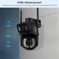 Cámara De Seguridad IP Inalámbrica Exterior 4K 8MP HD Con Lente Doble Wifi PTZ Cámara De Vigilancia Automática iCsee Para Calle - details 8