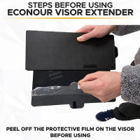 Extensor De Visera De Coche Antigolpes Ajustable Anti-Brillo Sombrilla De Interior Para Coche Accesorios De Interiores - details 8