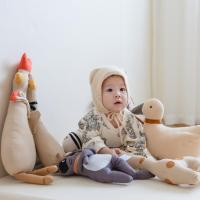 Muñeca De Algodón Para Bebé Género Neutro Suave Y Confortable En Forma De Girafa Para Niños Y Niñas Edad Recomendada 0-6m Hasta 7-12Y - details 27