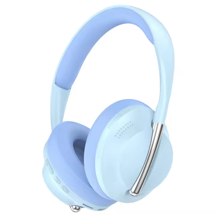 7033 Auriculares de Bluetooth Cascos auriculares de Diadema supraaurales Wireless over-ear Cascos auriculares Bluetooth de Diadema con cancelación de ruido Cascos de sonido Estéreo y Bajo potente con gran duración - 1