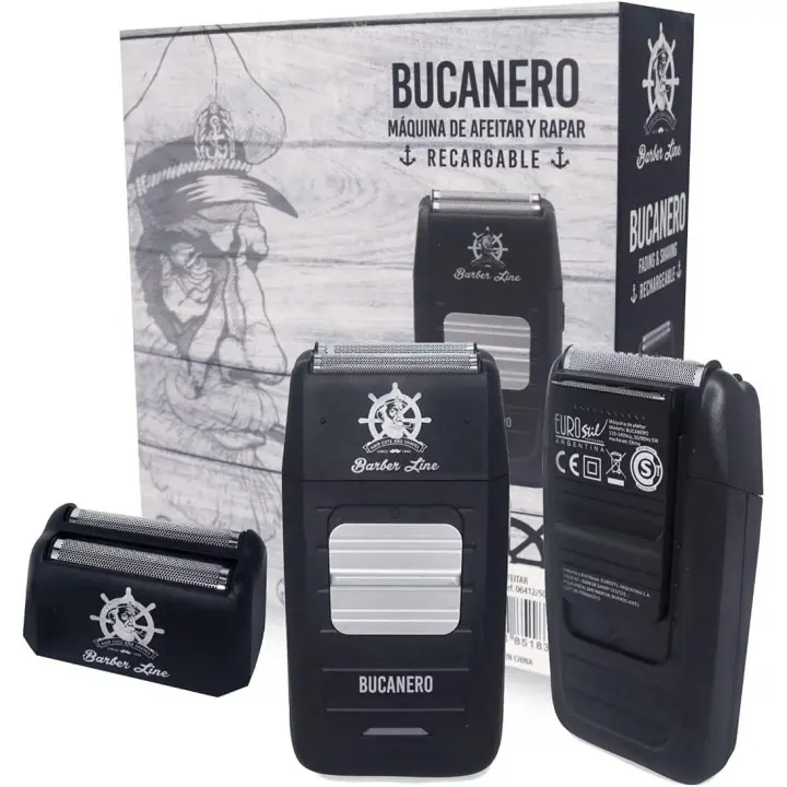 Shaver Barber Line Bucanero Máquina de Afeitar y Rapar el Pelo Profesional a Batería Eurostil - 1