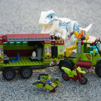 Kit De Construcción De Bloques De Dinosaurio Jurassic 523PCS Tyrannosaurus Rex Adventure Team Para Niños Y Adultos Juguetes DIY Regalos - details 2