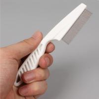 Peine Para Gatos Y Perros De Acero Inoxidable Herramienta De Peluquería Para Pelaje Corto Y Largo Eliminador De Pelo Y Pulgas - details 2