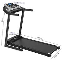 CloverFitness - Cinta de Correr Inteligente Plegable B6 | caminadora compacta | 2 HP | Capacidad de 100 kg | Cinta de Andar con Sistema de Absorción de Impactos - details 2