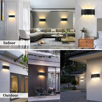Lámpara De Pared Exterior IP65 Impermeable LED 85-265V Para Decoración Del Hogar Jardín Puerta Garage Pasillo Interior Lámpara De Exteriores - details 14