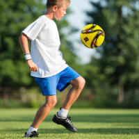 Equipo De Entrenamiento De Fútbol Para Jardín Y Escuela Tamaño 3 PVC Amarillo Inflable Diametro 18cm Para Niños - details 2