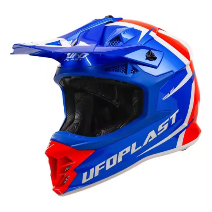 Ufo Casco Off-road Intrepid Azul Adulto - 1