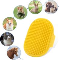 Cepillo de baño de silicona para perros y gatos, 2 unidades, cepillo de masaje, para cuidado, cepillado y limpieza - details 1