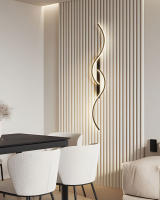 Lámparas De Pared LED Para Interior En Negro Oro Blanco Iluminación Para Dormitorio Pasillo Aisle Balcón Luz De Pared Moderna - details 13