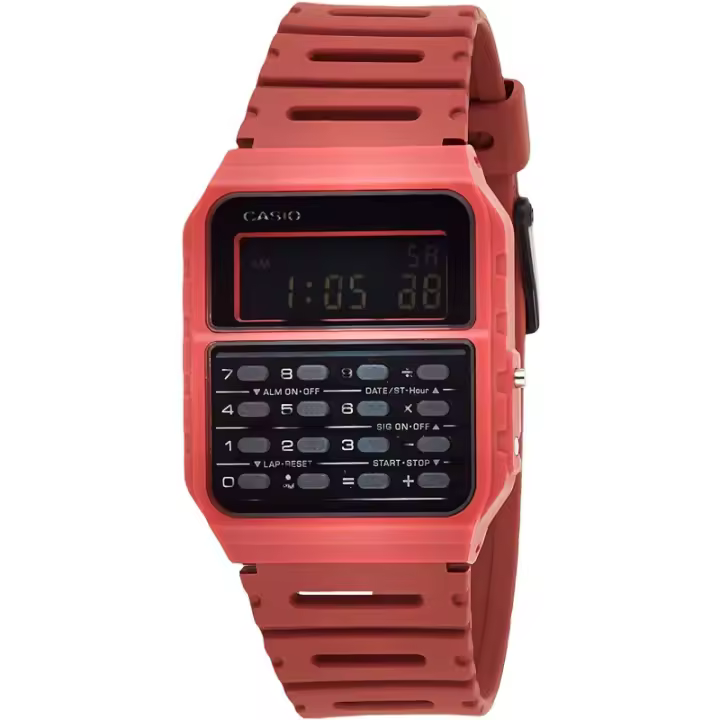 Casio Ca-53wf-4bdf Vintage Reloj Para Unisex Color Rojo - 1