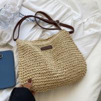 Bolso De Hombro De Paja Para Primavera Verano Estilo Casual Simple Y Elegante Para Salir Compras Y Citas Para Mujeres - details 8