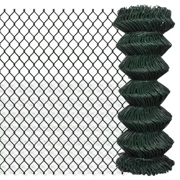 vidaXL Valla de tela metálica acero verde 1x25 m - 1