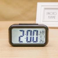 Reloj De Alarma Digital LCD Con Calendario Y Termómetro Reloj De Escritorio De Plástico Para La Casa Sin Dispositivo Inteligente - details 13
