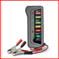 Probador de batería de 12 V, comprobador de batería de coche portátil con 6 LED - details 0