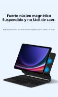 Teclado Mágico HUWEI Para Tableta Samsung Galaxy Tab S9 FE plus S7 FE S8 12.4'' Funda Inteligente Con Teclado Portugués Español Coreano Compatible Con Modelos S7 S8 S9 - details 4
