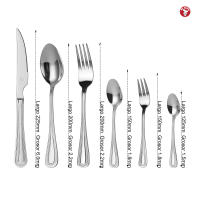 Mr.Spoon Serie Bola Juego 20, 30 o 36 piezas cubiertos,Acero Inoxidable 18/0,Plateado,Económico y funcional,Incluye cuchillo carne o mesa,tenedor,cuchara,cucharilla,etc.Mango monobloque,Apto para lavavajillas,Empaque ecológico,Para casa,hotel,restaurante - details 0