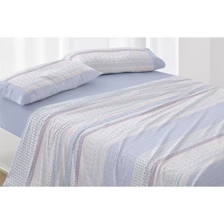 Sábanas de algodón, 618 Azul, de Burrito Blanco - 1
