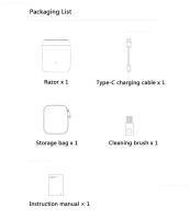 Afeitadora Eléctrica Xiaomi Mijia S200 Inicio Inducción Doble Bucle Cuchilla Curva IPX7 Succión Magnética Cabeza De Cuchilla Para Baño Y Seco Afeitado - details 1