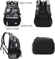 Mochila para niños, mochilas escolares de camuflaje para estudiantes de Primary, mochilas intermedias, mochilas de viaje informales para adolescentes - details 1