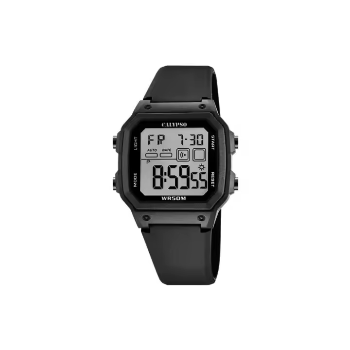 Reloj Calypso K5812/2 para hombre con correa de caucho negra - 1