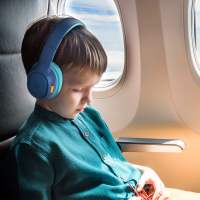 Tronsmart KH02 Auriculares inalámbricos Bluetooth 5.3 para niños, hasta 45 horas de reproducción, plegables y portátiles, micrófono incorporado, limitador de volumen a 93dB, diseño rosa Princesa, ideales para escuela, viaje y avión - details 8