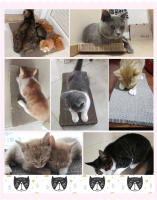 Juguete Para Gatos Placa De Afilado De Uñas De Cartón Corrugado Resistentes Al Desgaste Para Sofá Almohada Y Cama De Gatos - details 5