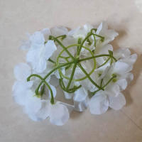 50pcs Cabezas De Hiedra Artificial En Seda Para Decoración De Boda Ruta Hogar Hotel Accesorios De Pared Flores DIY - details 2