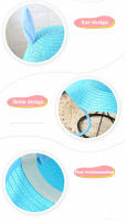 Gorro De Conejo Para Niños Y Niñas Con Orejas Muebles Sombrero De Paja Protección Solar Divertido Gorro De Brim Ancho Para Exteriores - details 6