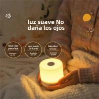 Lámpara Nocturna LED Recargable Con Interruptor Táctil De Tres Colores Para Cocina Pasillo Armario Dormitorio Hogar Luz Nocturna - details 2