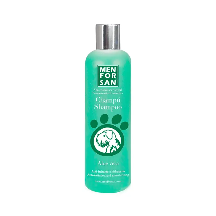Menforsan Champú Aloe Vera para Perros 300ml - Pieles Irritadas y Pelajes Estropeados - 1