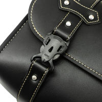 Bolsa De Sillín Para Motocicleta Honda CMX300 CMX500 Y Harley Sportster XL883 XL1200 Almacenamiento Lateral De Equipaje Y Herramientas Material De Cuero PU Y Hebilla De Libera Cierre Rápido - details 5