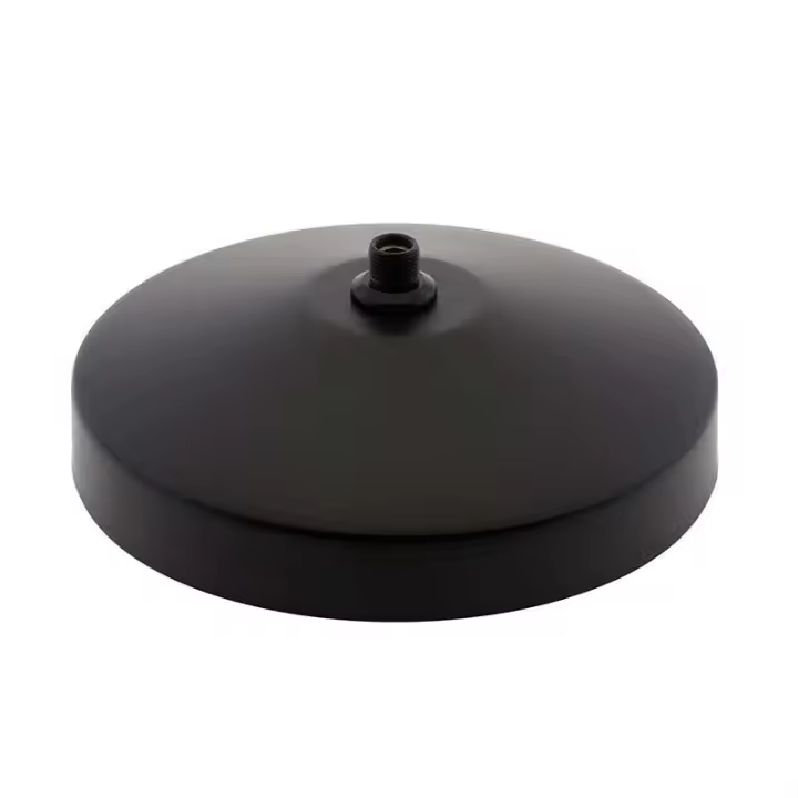 LEDBOX BASE Baround pie Acero Lacado Negro Ø225mm. Lámparas led, Lamparas led de pie - 1