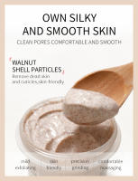 Crema exfoliante para el cuerpo, crema exfoliante para el cuerpo de madera ligera 100g, color de piel brillante, hidratante e hidratante, limpieza de poros, creación de piel sedosa y suave - details 0