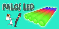 Palos Luminosos LED | 47 CM | Palos de Luz | Palos Luminosos de Espuma Led | Boda | Barras de Luz para Fiestas | MARCA EL FUTBOLIN - details 0