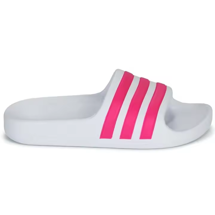 ADIDAS ADILETTE AQUA K CHANCLA JR BLANCO/FUCSIA - 1