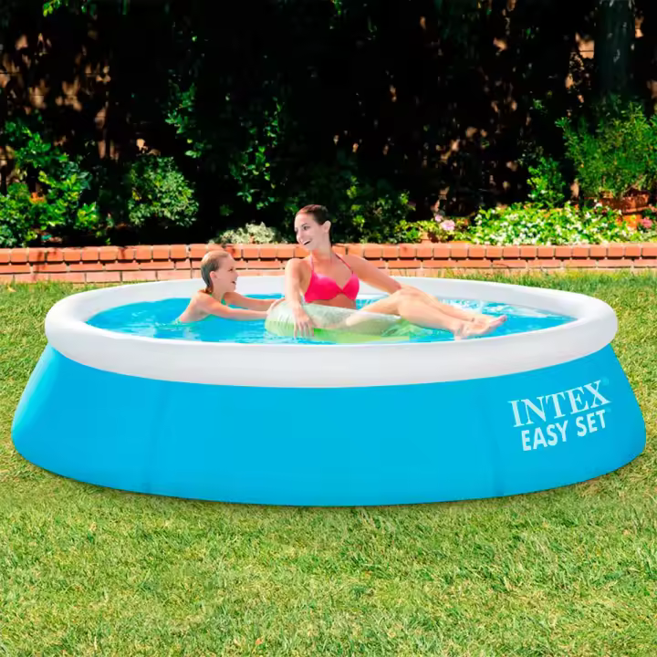 Piscina hinchable Easy Set Intex 880L 3 personas azul Ø183x51 cm - 1