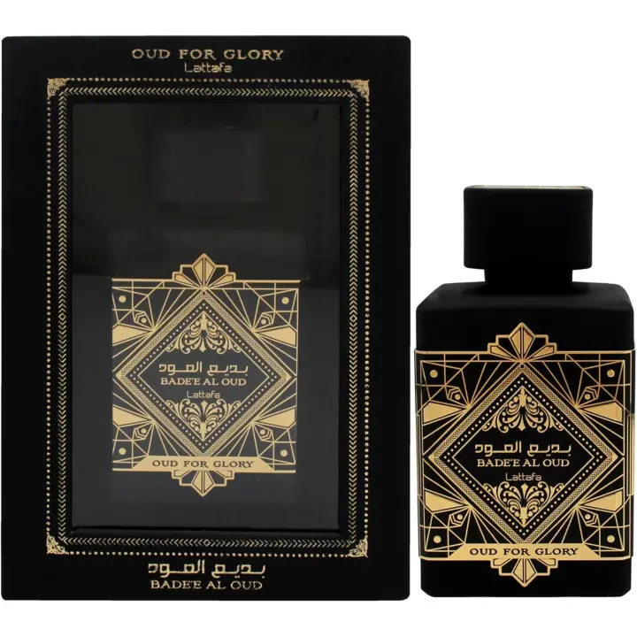 Badee Al Oud (Oud for Glory) Eau de Parfum100ml - Perfume Árabe  Badee Al Oud Oud for Glory con difusor de 100 ml de Lattafa - 1
